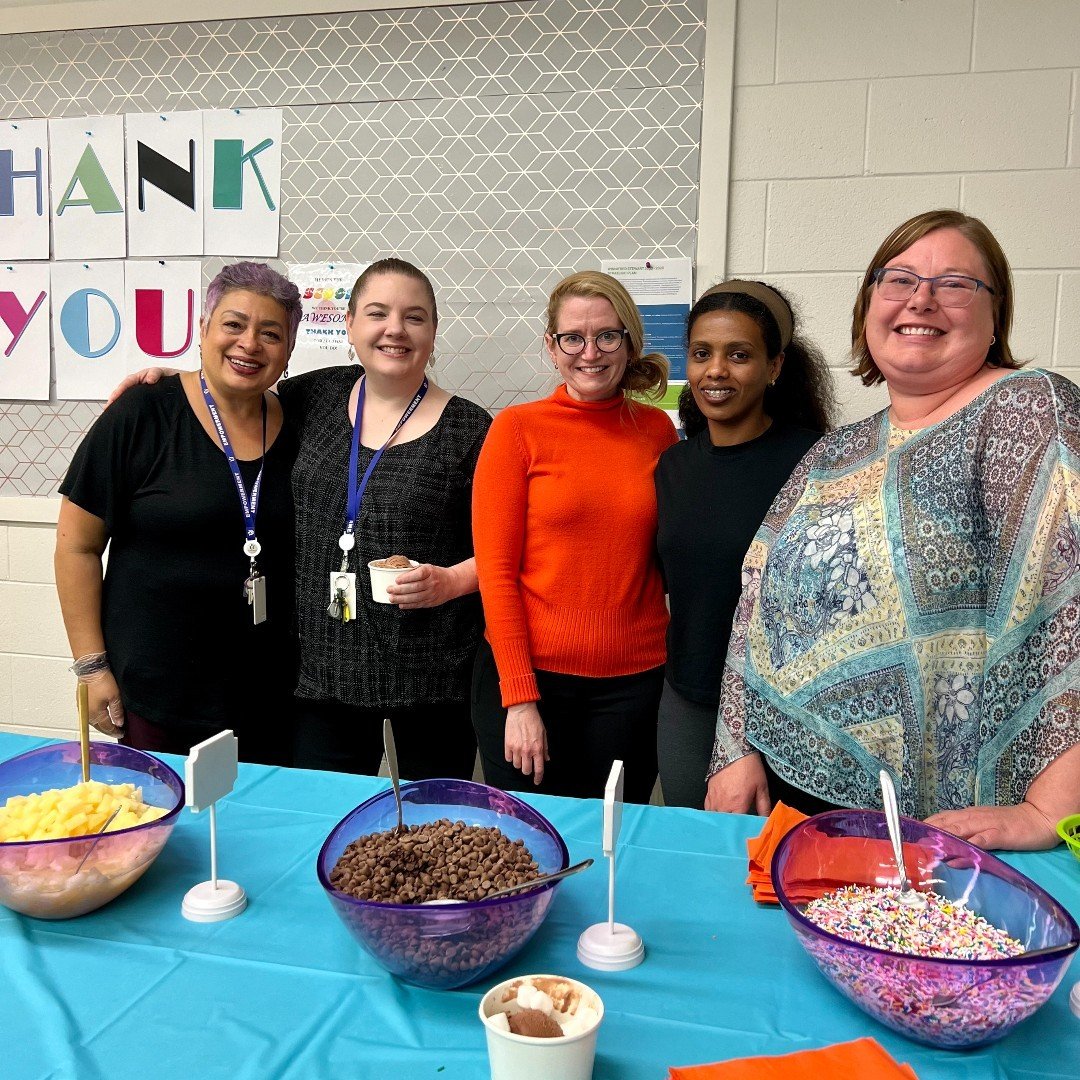 🎉 This week is Community Disability Services' Professional Appreciation Week! 🎉 Yesterday, we celebrated our amazing staff with a delightful ice cream sundae party. 🍦🍨 Ice cream and toppings were brought to all of the staff that work in our homes