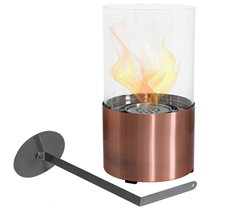 Copper, Tabletop Fireplace — Tahoe Rustic Rentals
