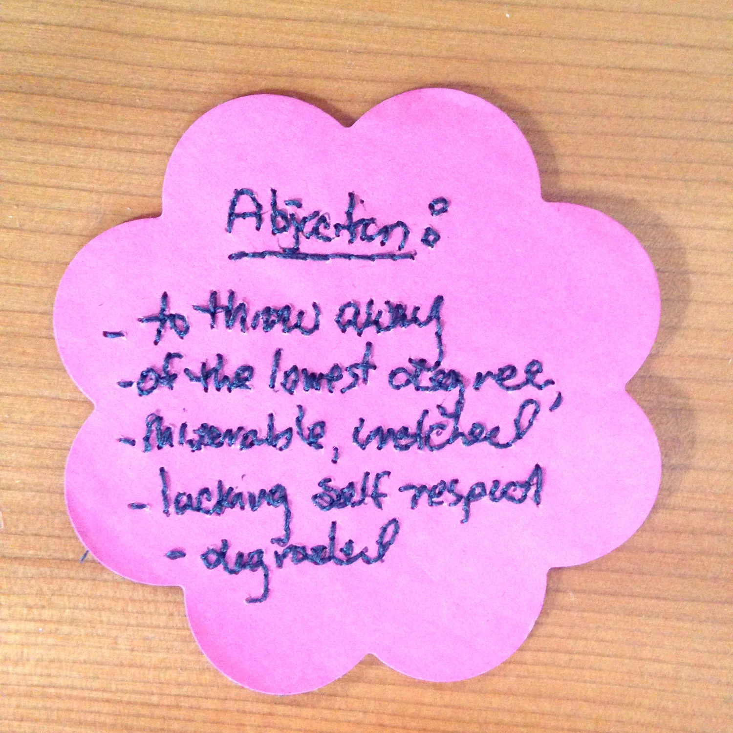 ABJECTION (front)