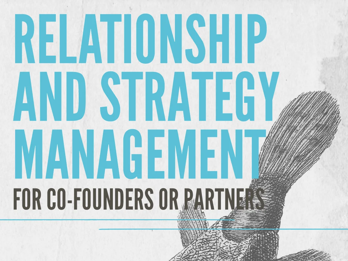 Relationship and Strategy Management for Co-Founders or Partners