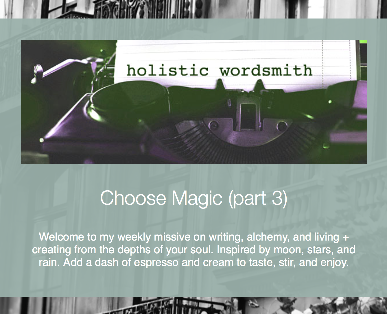 Choose Magic (Part 3) - I Believe in the Magic of Inbox Synchronicity