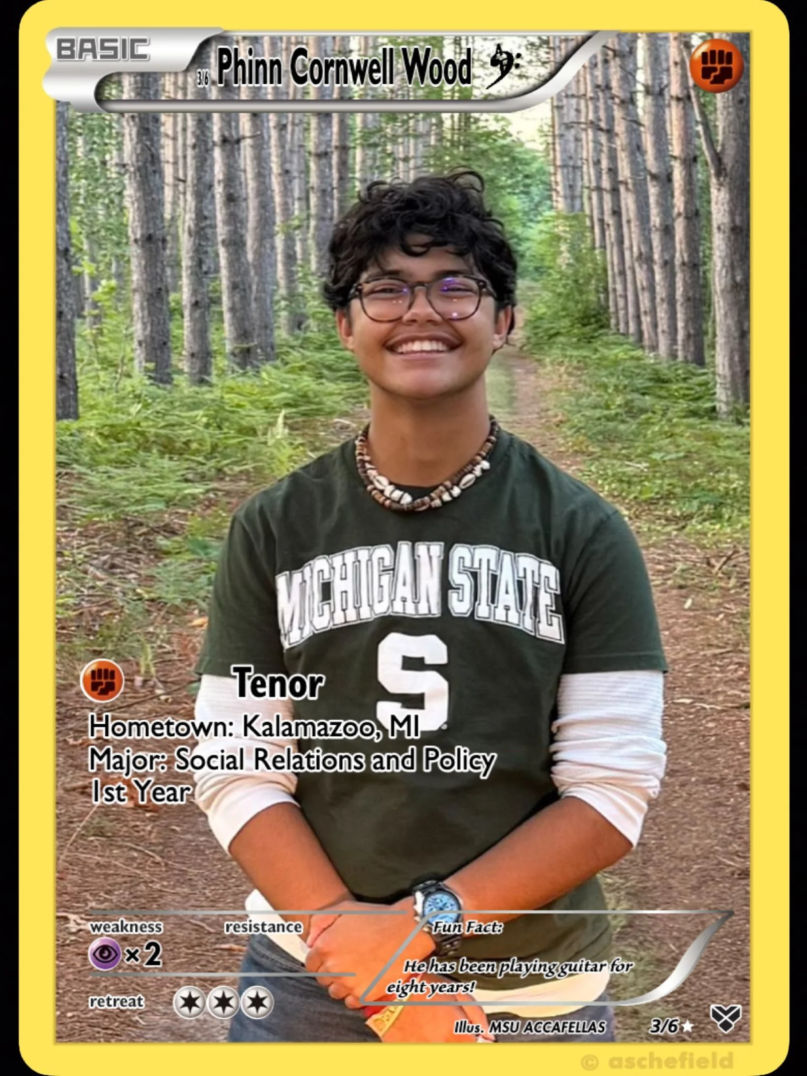 Drumroll for newbie number three&hellip; Phinn Cornwell Wood! He is a Social Relations and Policy major from Kalamazoo, MI.