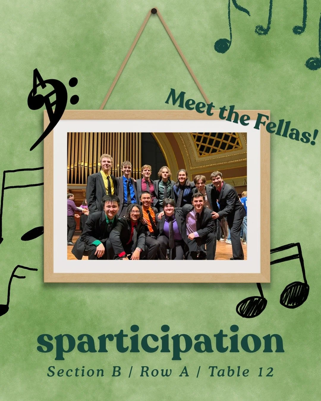Join us Sunday, August 30th for Sparticipation! You can meet current members, learn about the group, and even sign up for auditions in person!

(PSSST...You can also do so now at msufellas.com/auditions!)