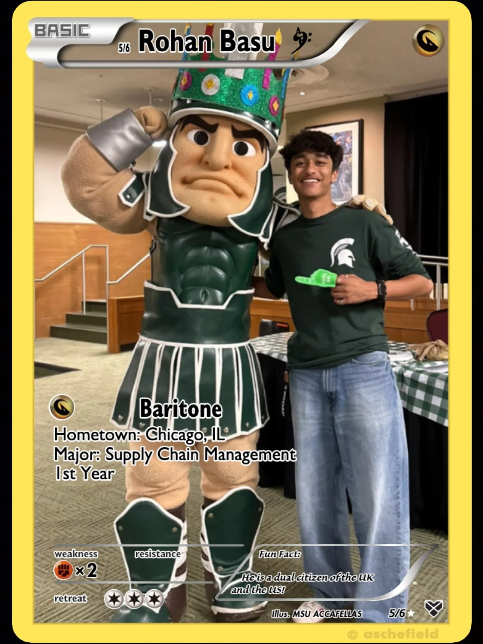 Everyone welcome newbie #5, Rohan Basu! He is a Supply Chain Management major from Chicago, IL. 

Stay tuned for our sixth and final newbie tomorrow!!