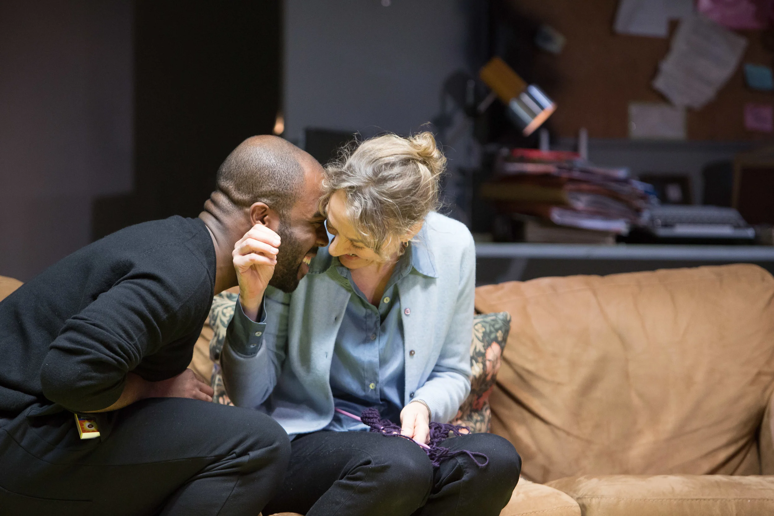 Osvald Alving (Ken Nwosu) and Helen Alving (Niamh Cusack)&nbsp;in Ghosts&nbsp;by Henrik Ibsen, in a new version of David Watson, directed by Polly Findlay ||&nbsp;Source:&nbsp;HOME Manchester&nbsp;(18 Nov - 3 Dec 2016). Photo Jonathan Keenan