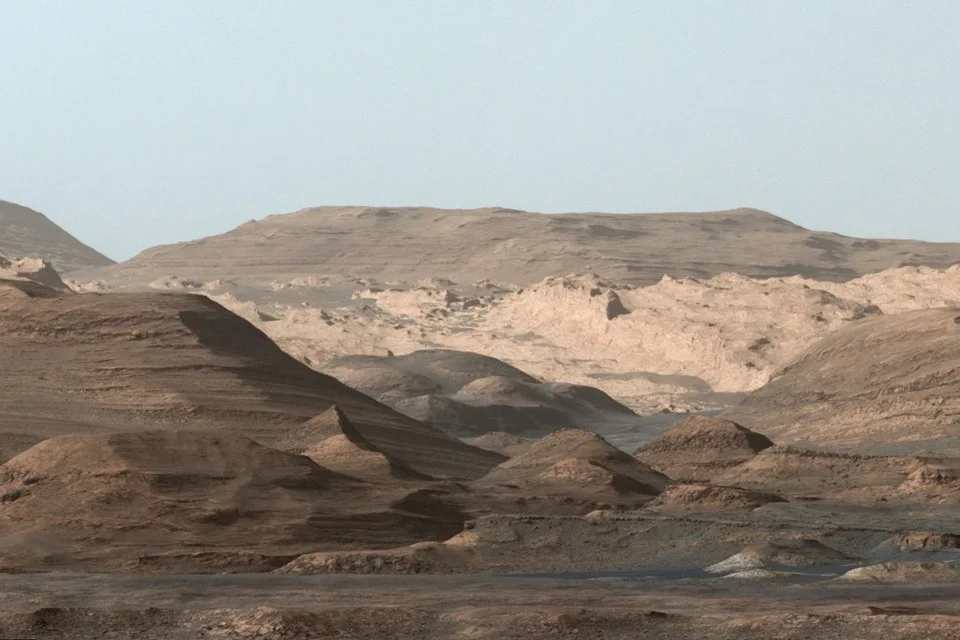 Layered sedimentary rocks on Mars