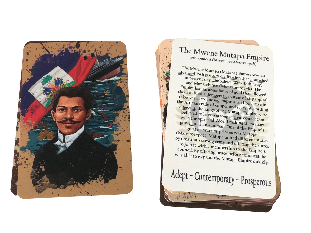 black history flash cards