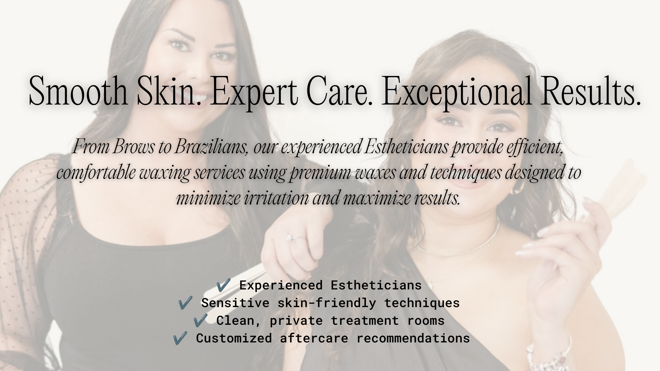 kalamazoo salon spa specializing in fast and comfortable Brazilian waxing! using sensitive waxing products. experienced estheticians and clean private treatment rooms for waxing. body waxing, Brazilian waxing, fast Brazilian, expert estheticians.
