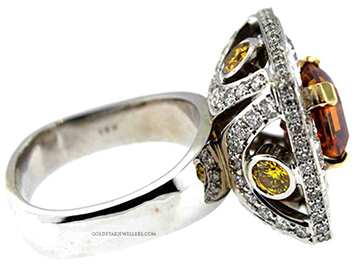 Canary Diamond Ring