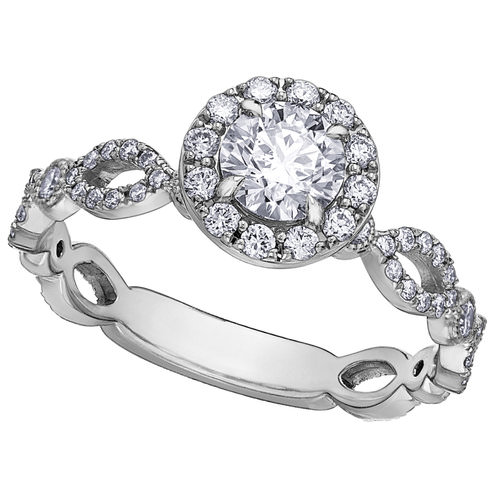 MAPLE LEAF CANADIAN DIAMOND RING