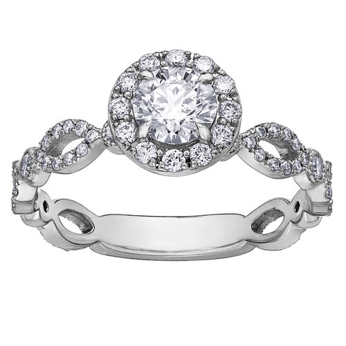 MAPLE LEAF CANADIAN DIAMOND RING