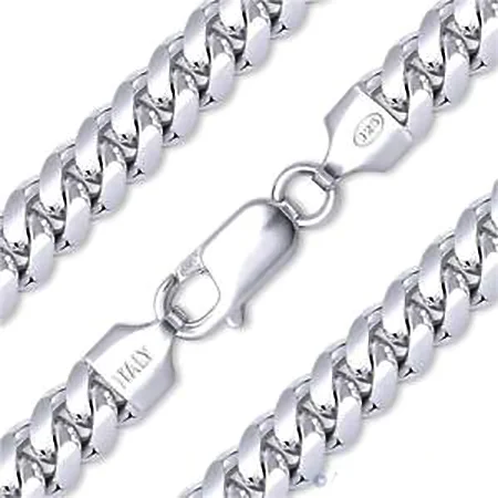 MIAMI CUBAN SILVER CHAIN