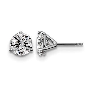 Queen of Bling- 4 carat Lab created diamond earrings