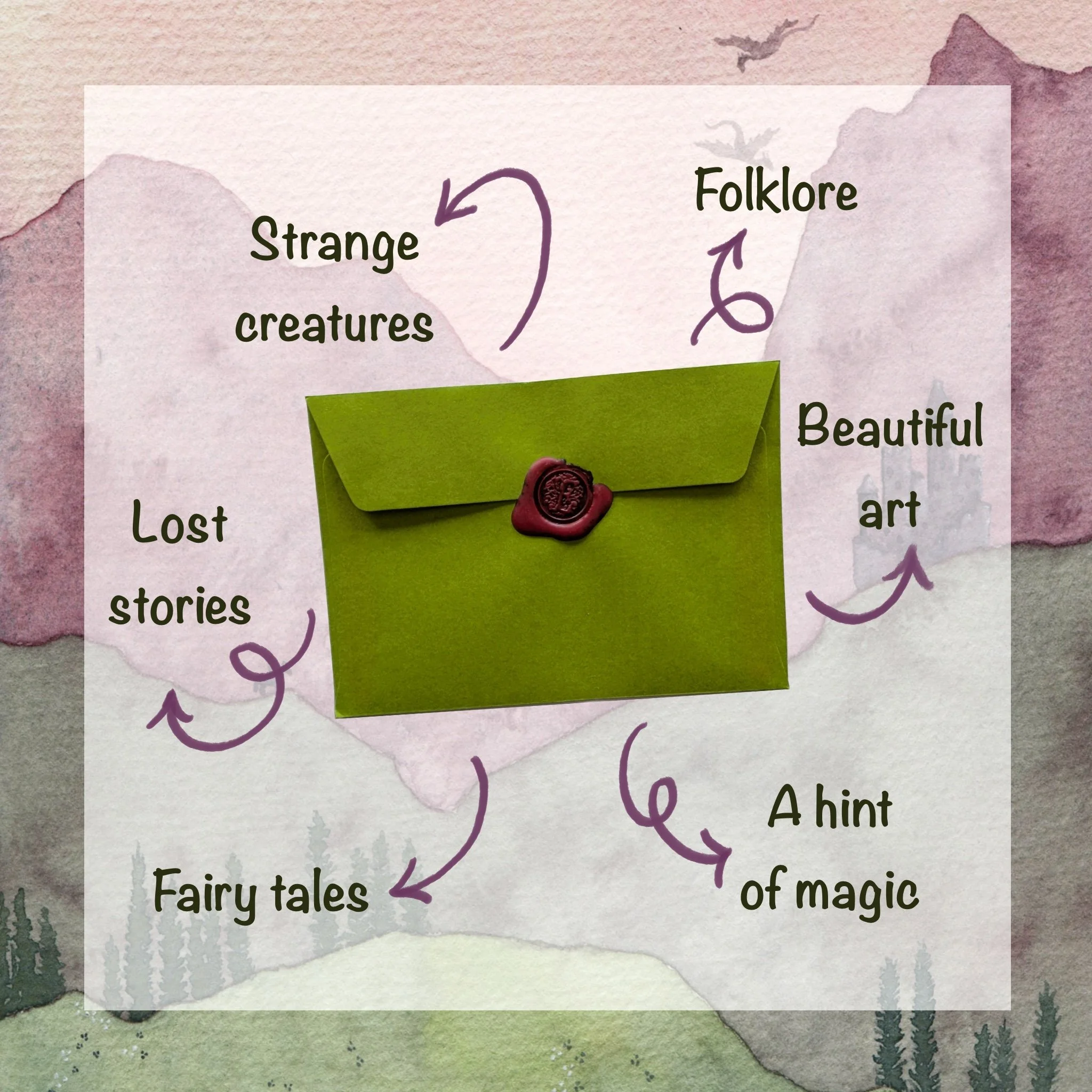 Join the Folklore Mail for all these things in your letterbox every month!
