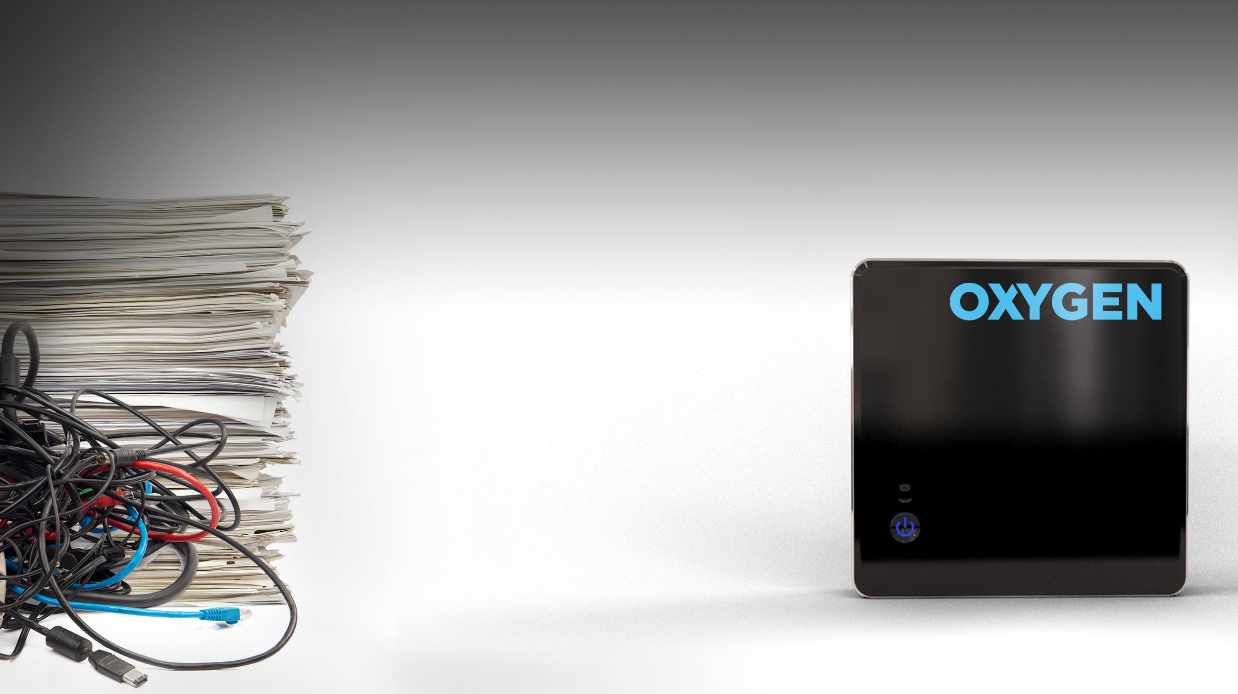   GOODBYE PAPER &amp; WIRES   Say hello to Oxygen - the all wireless electronic data capture system. 