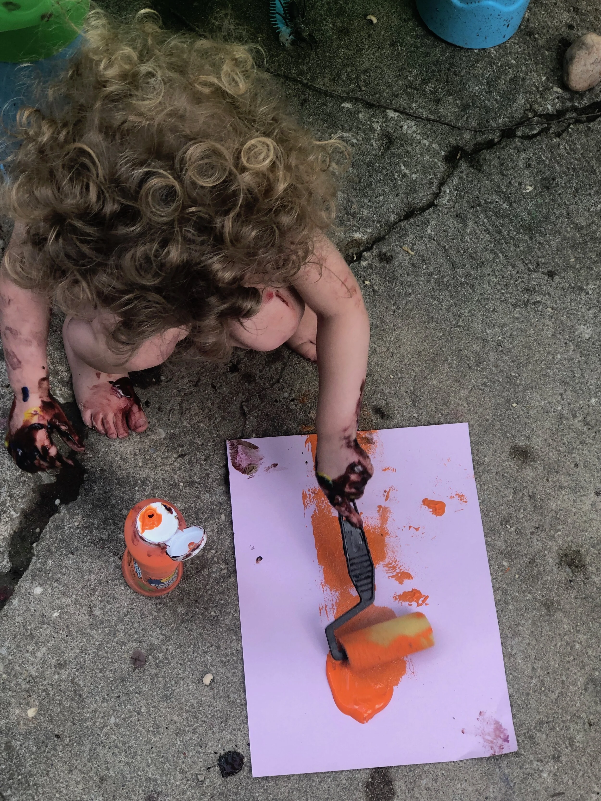 Day 72: Staying calm, one thing each day, making messes. &amp; colors of the world