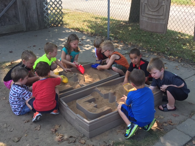 Playing in the sandboxes!