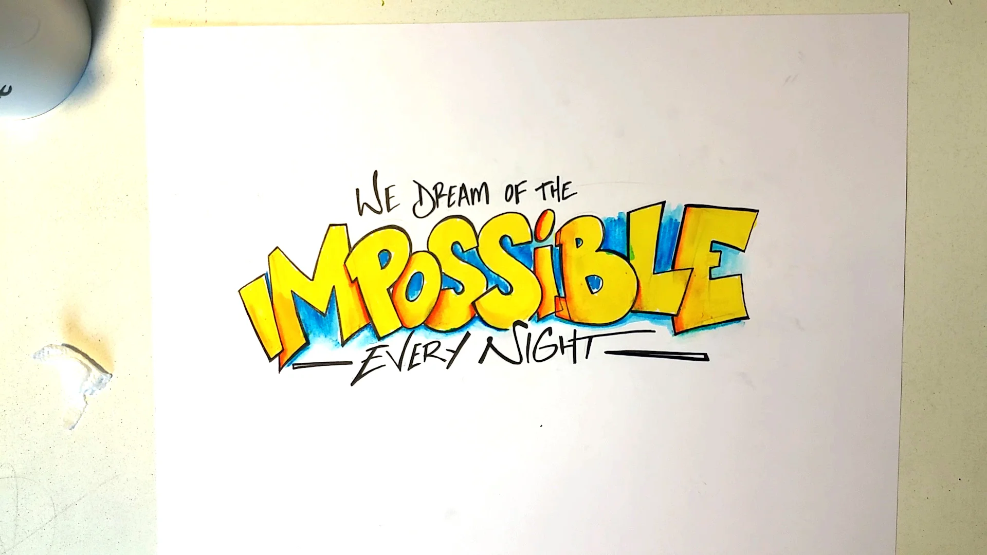 We Dream of the Impossible, Every Night