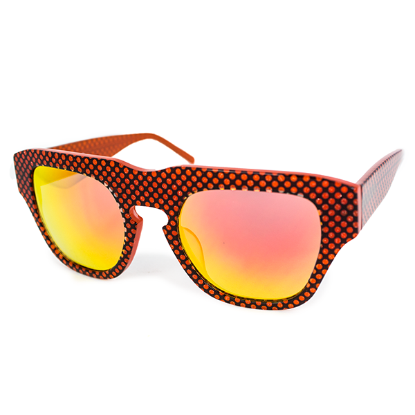 Micro Dotted Orange