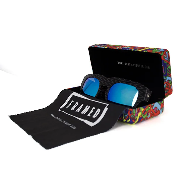 The Dagger Sunglasses in Zig Zag Black