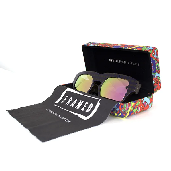 The Dagger Sunglasses in Micro Dotted Black