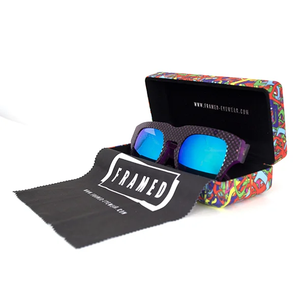 The Dagger Sunglasses in Micro Dotted Pink