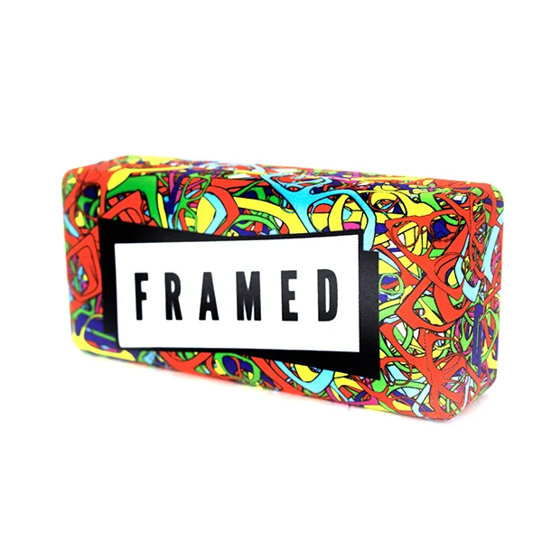 The Dagger Sunglasses in Zig Zag Red