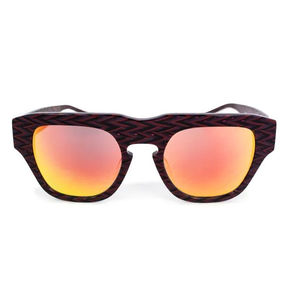 The Dagger Sunglasses in Zig Zag Red