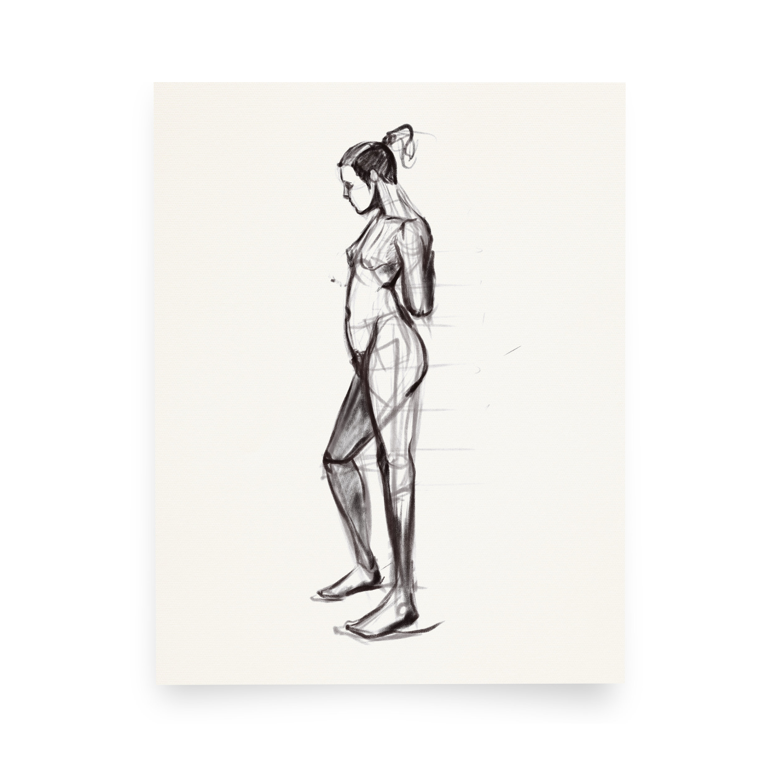 My Figure Drawing Session With “ERICA” … Check Out These Creative Drawings 