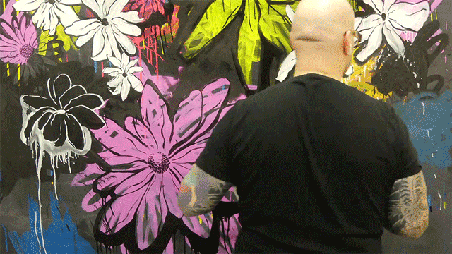 Petal Flutter Down Process