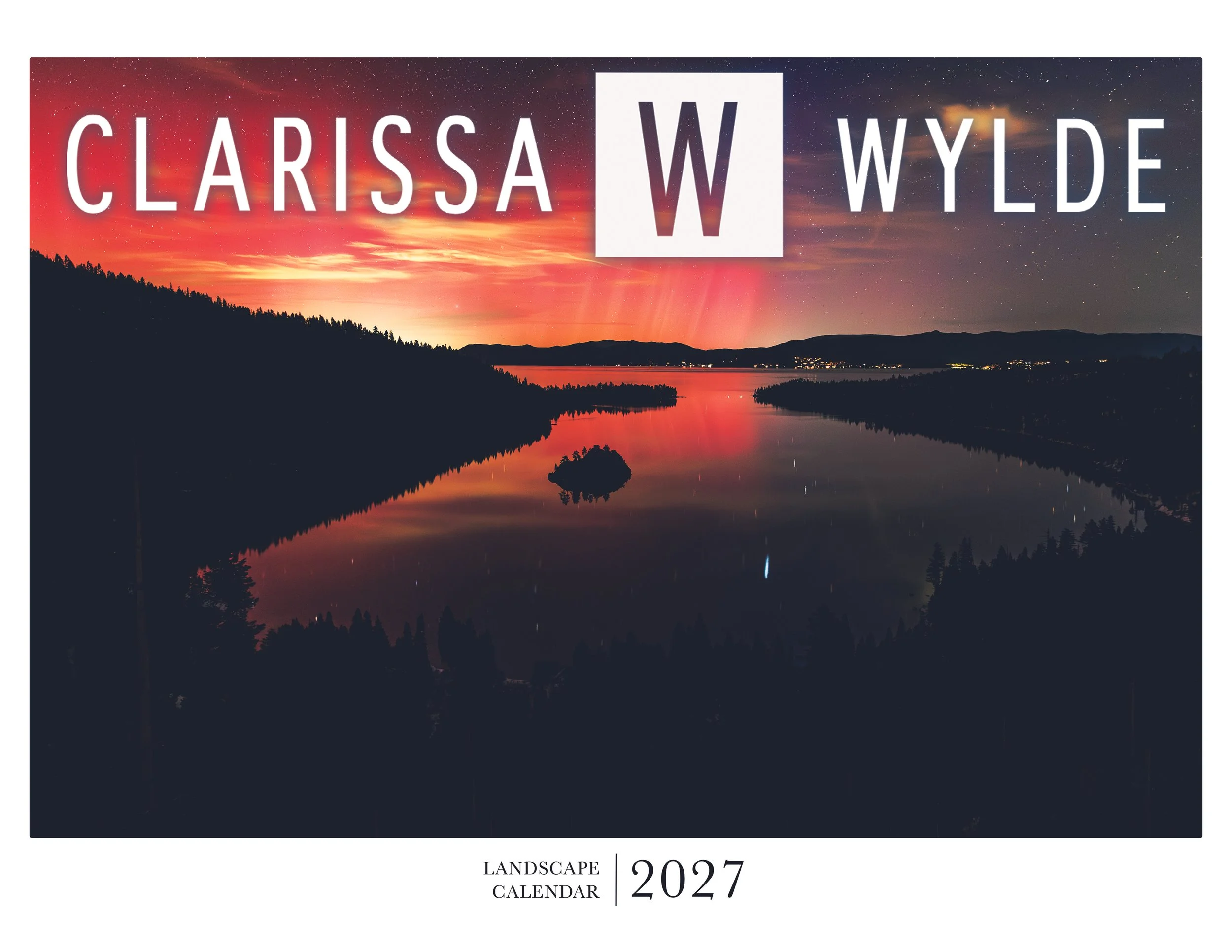  2027 Landscape Calendar: Available ONLY for preorder! The only way to get your calendar this year is through the preorder. Preorders close on November 29th. Don’t delay! Shipping in time for for the New Year. 