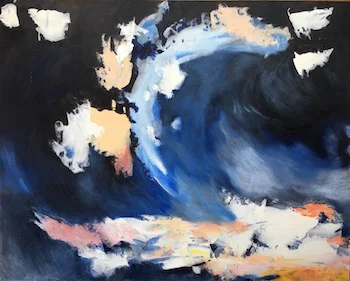 Peach Melba Sunset 16x20