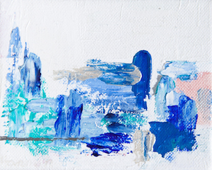Blue Landscape #2 4x5
