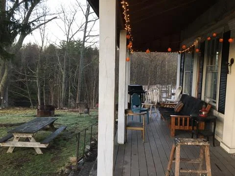Morning on the front porch