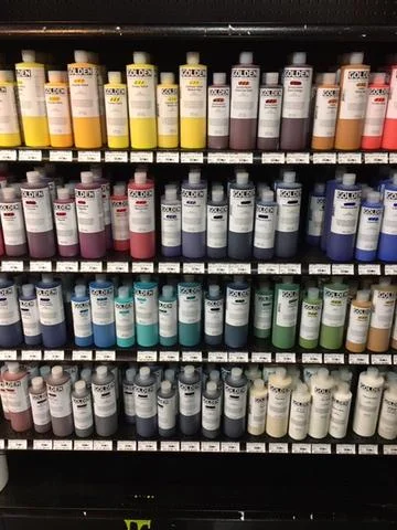 ooooooo all the rainbow paint!