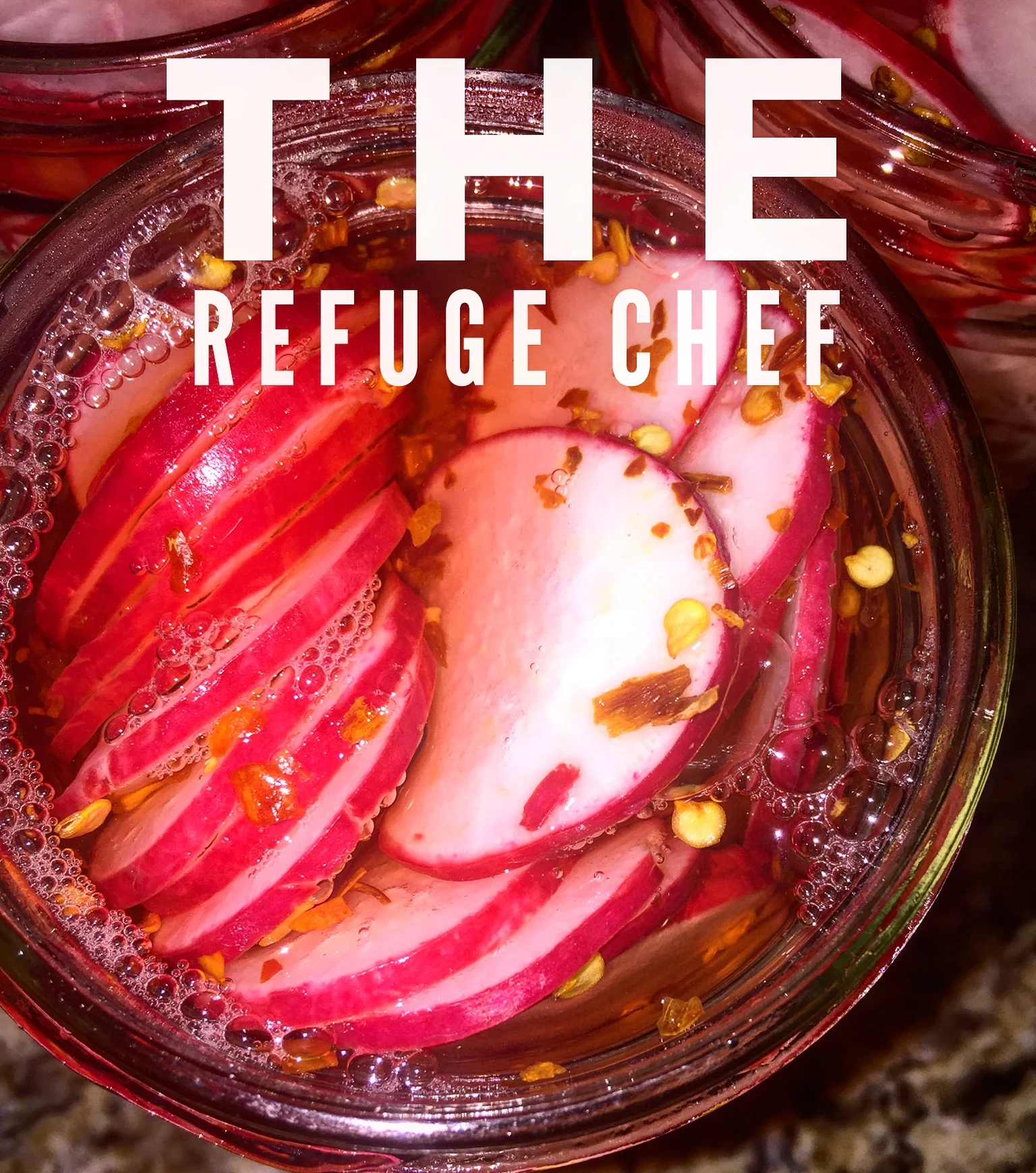 Spicy Pickled radishes