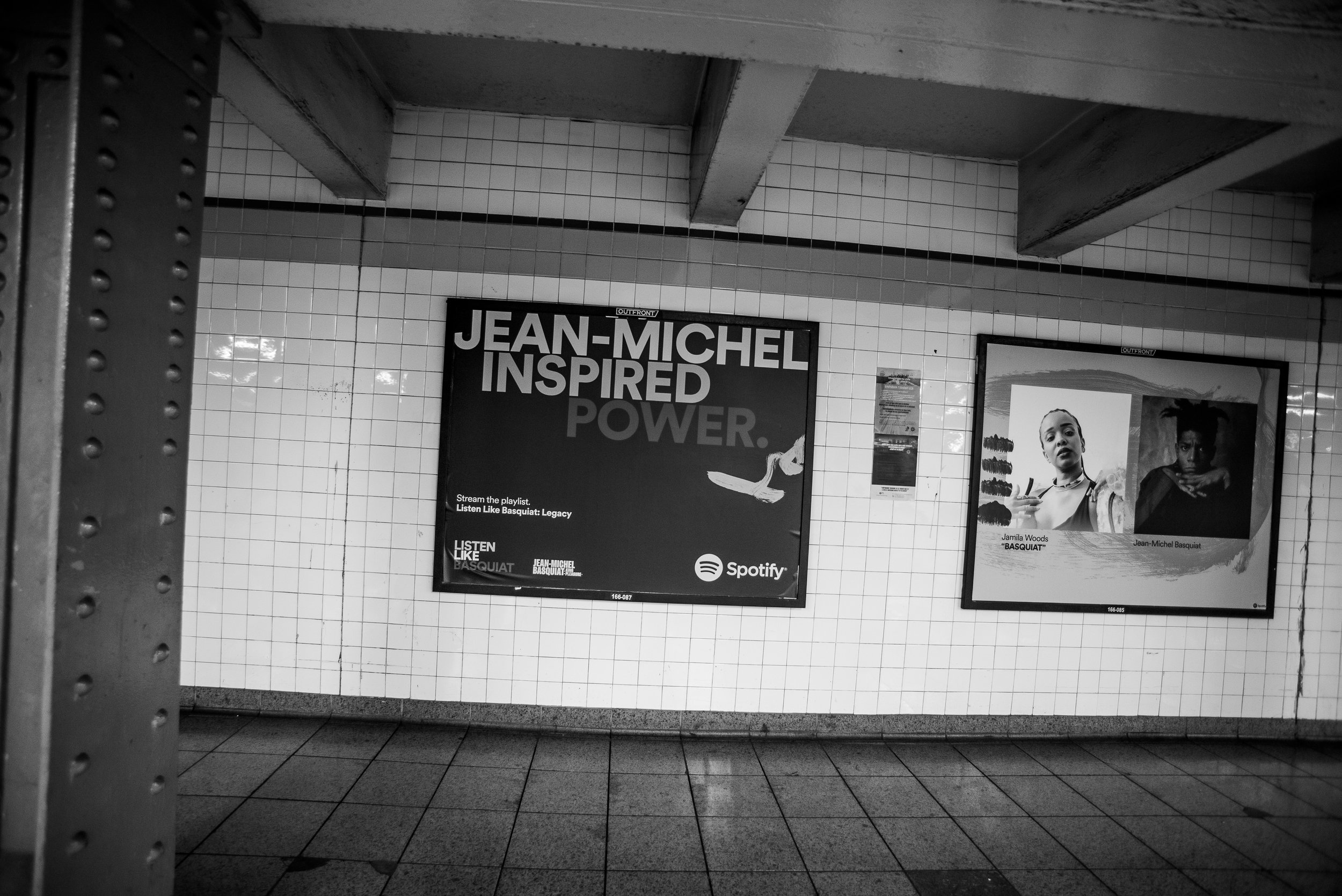 Basquiat in the Subway