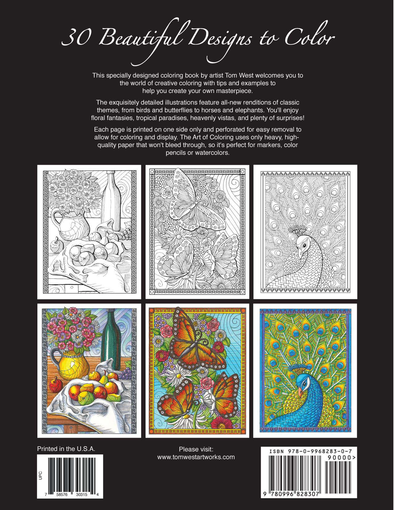 Download Books Coloring Book Tom West Artworks