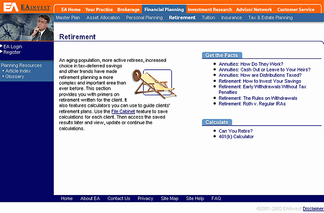   (Image 6. - legacy editorial content index page)  
