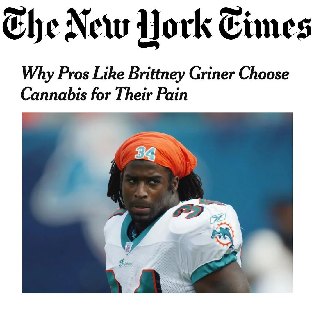NFL Legend Ricky @williams hopes Britney Griner&rsquo;s situation will get people to think about those imprisoned in the United States for cannabis related offenses. Read his interview in the @nytimes on Brittney Griner, cannabis, and pain management