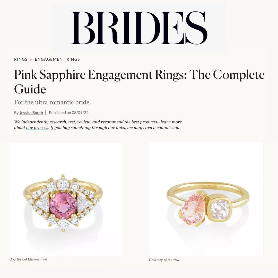 Sapphires and Diamonds, Oh My! 
Peep the latest from @marrowfine in @refinery29 @real_simple @brides 

Link in bio!

#marrowfine #finejewelry #engagmentring #Brides #refinery29 #realsimple #sapphirering #sapphire #weddings #jewelry #riopr