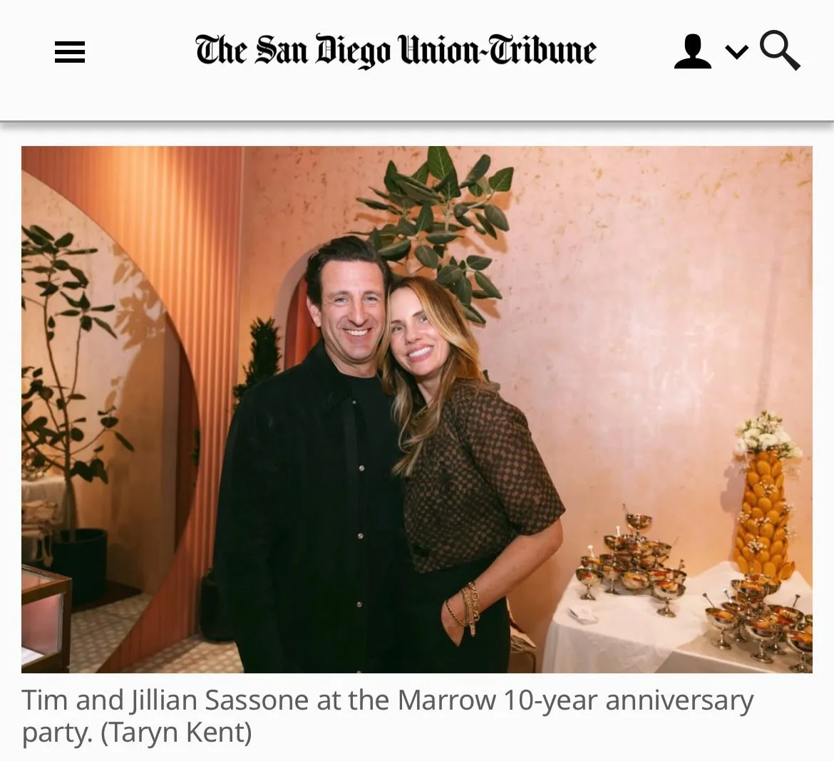 Congrats @jillian_sassone @tim_sassone on a decade of @marrowfine !!! So inspiring to read your story in @sandiegouniontribune 
We&rsquo;re so happy to be a part of your journey. 
Link in bio
.
.
.
#finejewelry #entreprenuer #smallbuisness #founders 