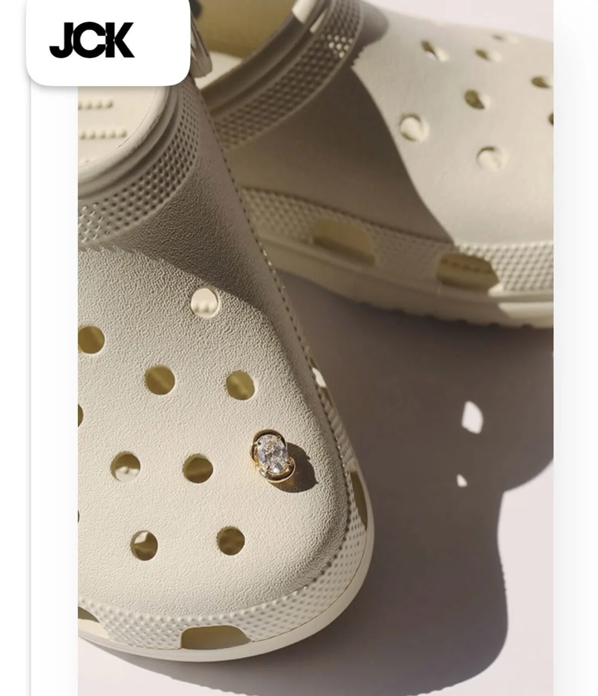 It&rsquo;s real and spectacular. &ldquo;Marrow Fine may have announced the new Jibbitz-like charms on April Fools&rsquo; Day, but the company is selling them.&rdquo; @jckmagazine Thank you @karendybis it was fun 
.
.
.
#shoecharms #jewelry #diamonds 