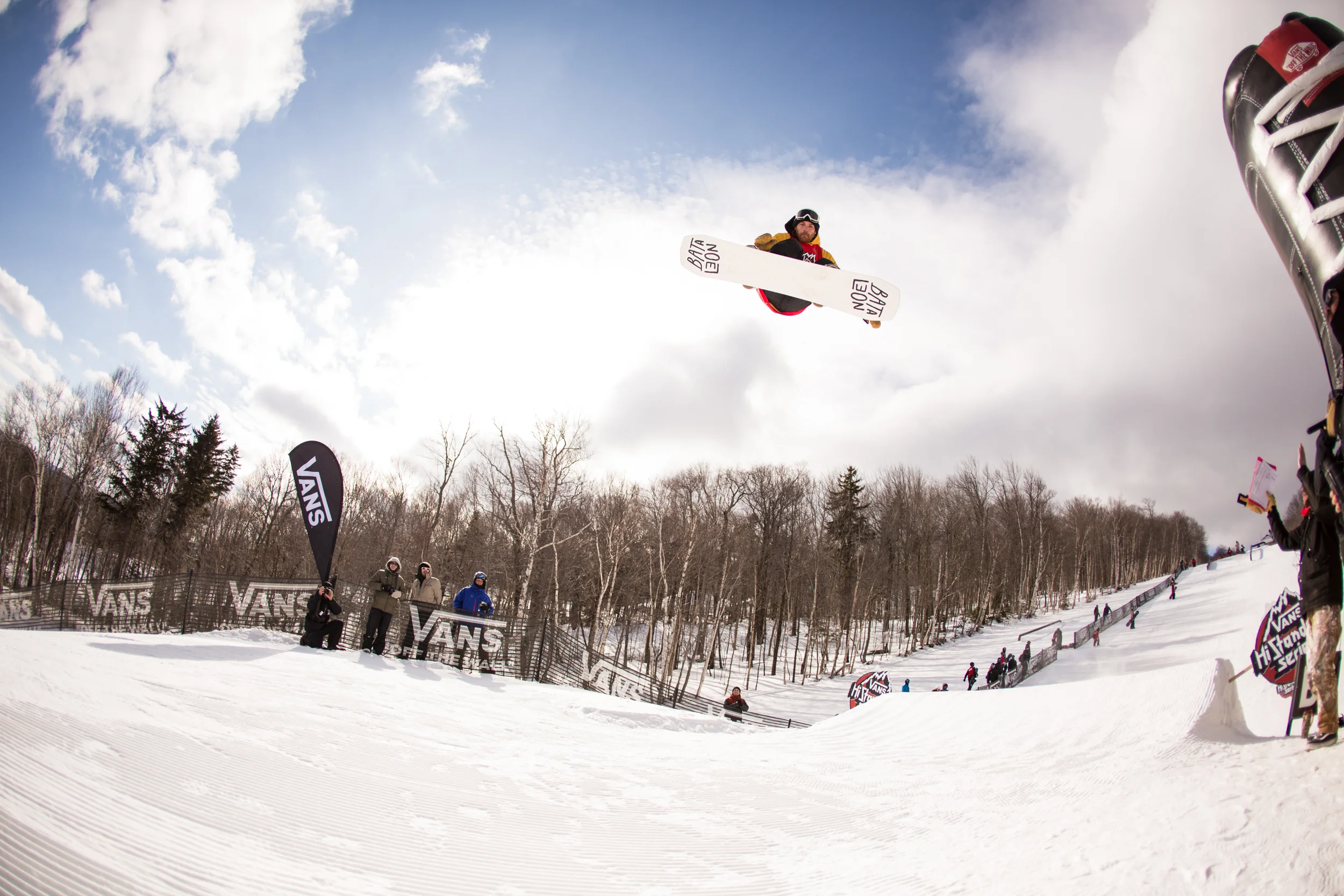 Shaun Murphy at the Vans Hi Standard. He took the win at Carinthia Park, Mount Snow. 