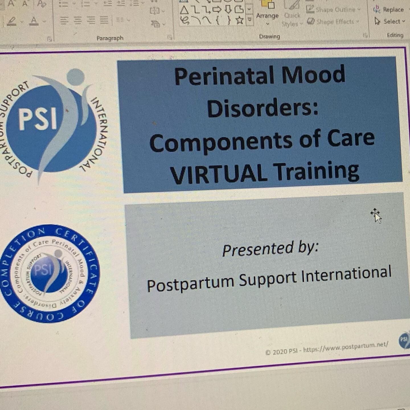 Day 2 @postpartumsupportinternational training getting started!! 
Have a great weekend folks! 
#UpliftParenting #upliftyourcommunity #traumainformedcare #postpartum #postpartumsupport #perinatalmooddisorders #postpartumdoula #postpartumdoulaAustin