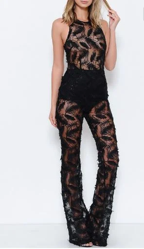Latiste See Through Feather Jumpsuit Side LJS8847.jpg