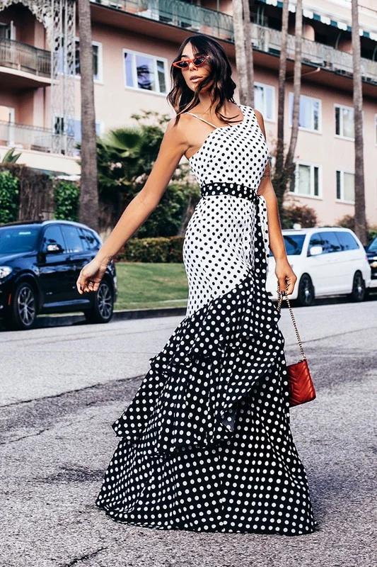 Eshe Boutique Myrelle one shoulder contrast polka dot maxi dress D-1466-H.jpg