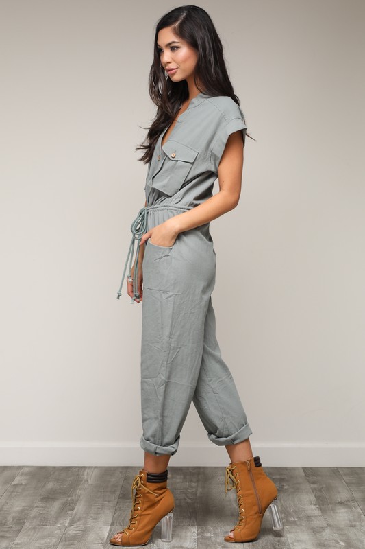 strut and bolt IBR1390 surplus olve green jumpsuit side.jpg