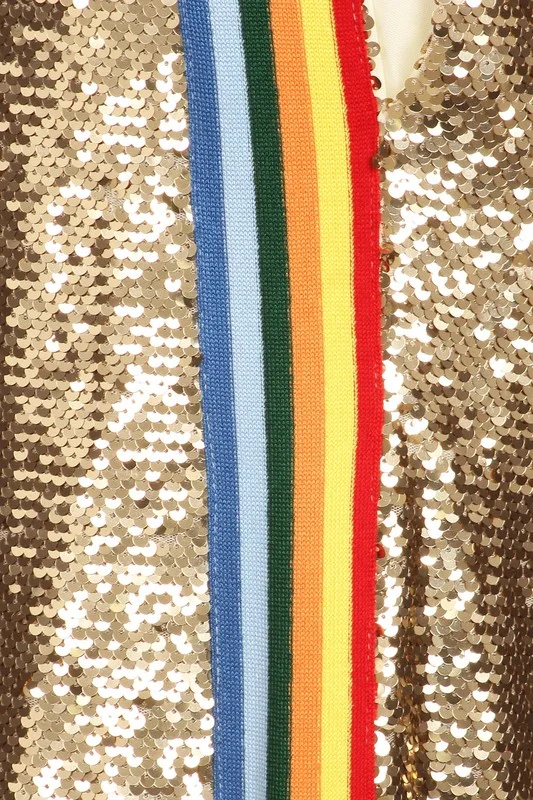 Curvy Eien gold glitter side stripe pant 1098X upclose.jpg