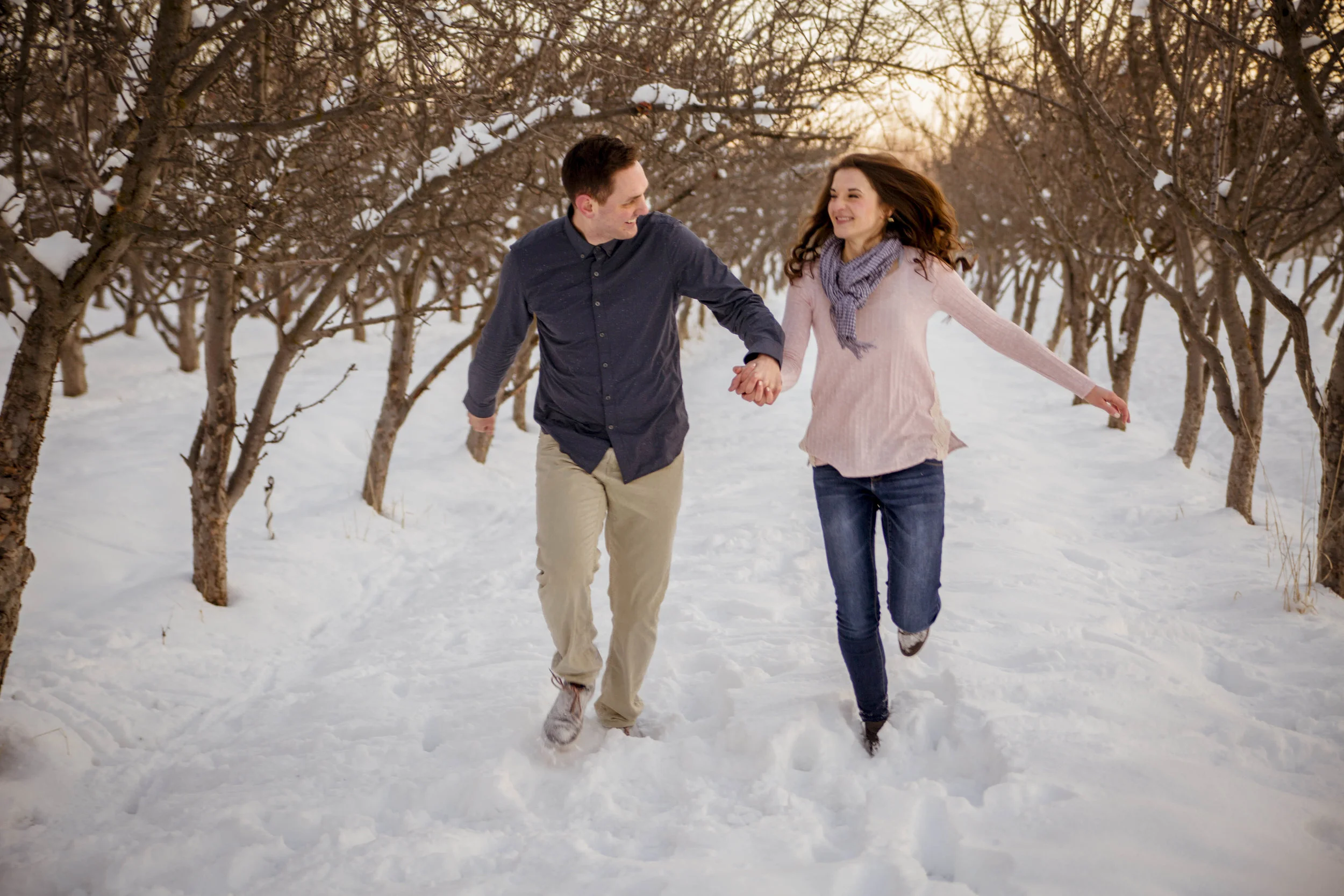Claire & Andrew | Provo Orchard | Utah Engagement Photographer